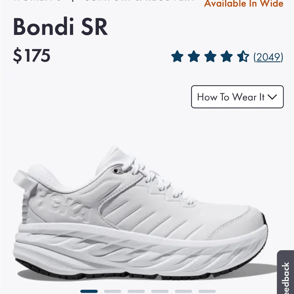 Hoka Bondi SR